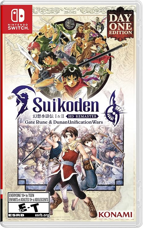SUIKODEN I & II HD REMASTER DAY ONE EDITION NINTENDO SWITCH