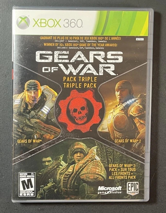 GEARS OF WAR TRIPLE PACK XBOX 360