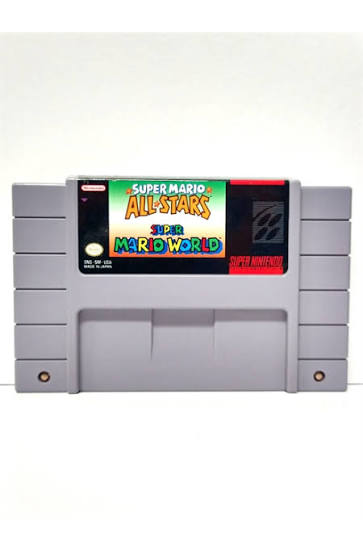 SUPER MARIO ALL STAR SUPER MARIO WORLD NINTENDO SNES