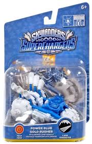 SKYLANDERS SUPERCHARGERS POWER BLUE GOLD RUSHER
