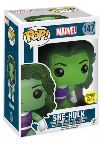 FUNKO POP MARVEL #147 SHE-HULK GLOWS IN THE DARK
