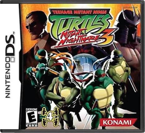 TEENAGE MUTANT NINJA TURTLES 3 NINTENDO DS
