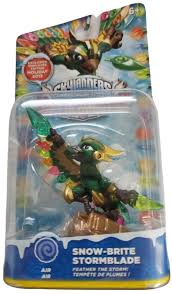 SKYLANDERS SUPERCHARGERS SNOW-BRITE STORMBLADE EXCLUSIVE EMPLOYEE EDITION HOLIDAY 2015