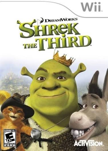 SHREK THE THIRD NINTENDO WII ORIGINAL