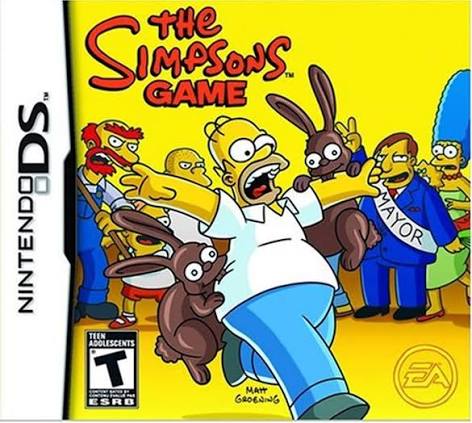 THE SIMPSONS GAME NINTENDO DS CIB