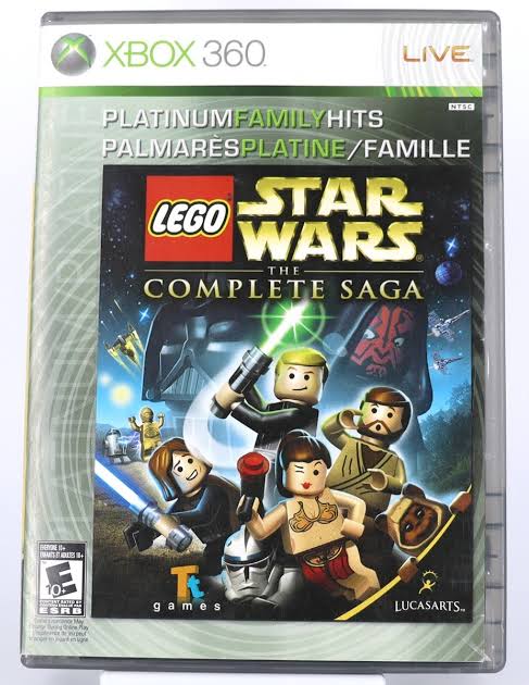 LEGO STAR WARS THE COMPLETE SAGA PLATINUM FAMILY HITS XBOX 360