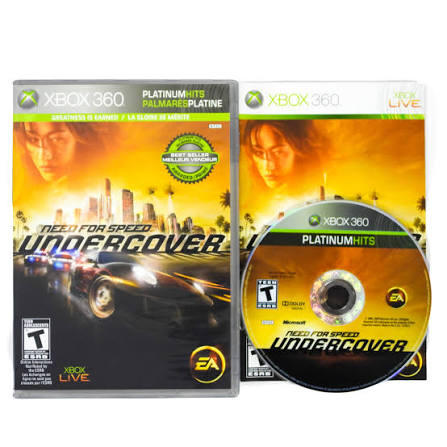 NEED FOR SPEED UNDERCOVER PLATINUM HITS XBOX 360
