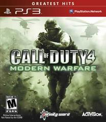 CALL OF DUTY 4 MODERN WARFARE GREATEST HITS PS3