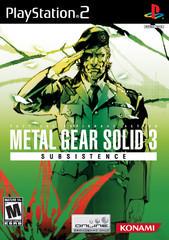 METAL GEAR SOLID 3 SUBSISTENCE PS2