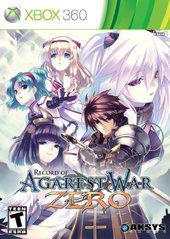 RECORD AGAREST WAR ZERO   XBOX 360