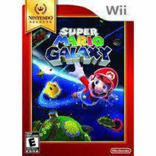 SUPER MARIO GALAXY NINTENDO SELECT  NINTENDO WII ORIGINAL