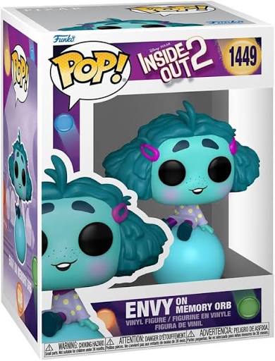 FUNKO POP  DISNEY PIXAR INSIDE OUT 2 #1449 ENVY ON MEMORY ORB