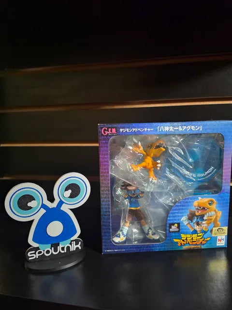 FIGURINE DIGIMON TAICHI YAGAMI & AGUMON