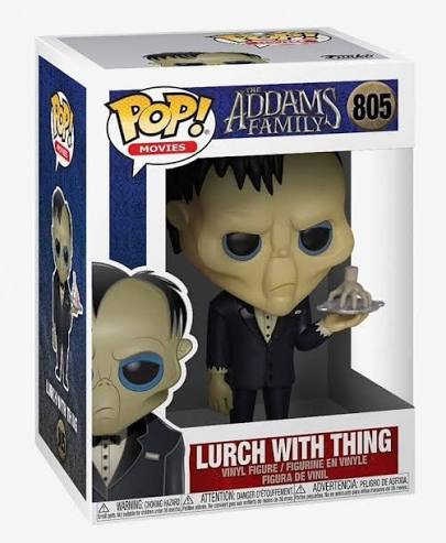 FUNKO POP MOVIES THE ADDAMS FAMILY #805 LURCH WITH THING