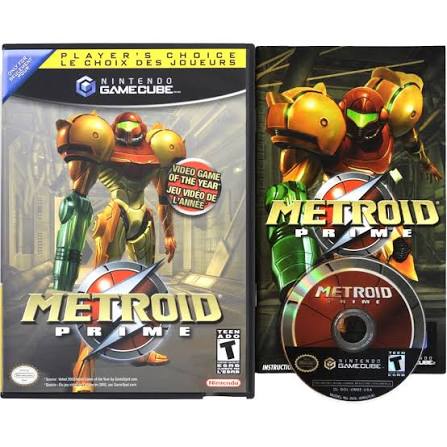 METROID PRIME PLAYER'S CHOICE CIB NINTENDO GAMECUBE