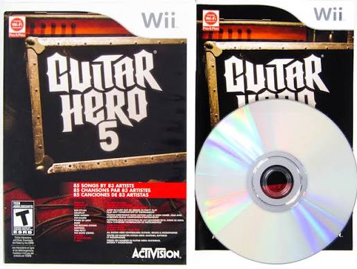 GUITAR HERO 5 CIB NINTENDO WII ORIGINAL