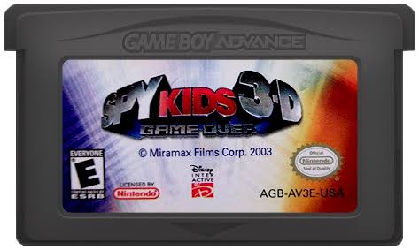 SPY KIDS 3D GAME OVER GBA