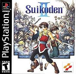 SUIKODEN II PS1 POCHETTE RÉIMPRIMÉE