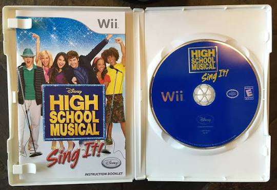DISNEY HIGH SCHOOL MUSICAL SING IT! CIB NINTENDO WII ORIGINAL