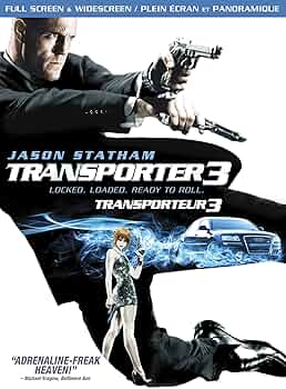 TRANSPORTEUR 3 PLEIN ÉCRAN ET PANORAMIQUE FILM DVD