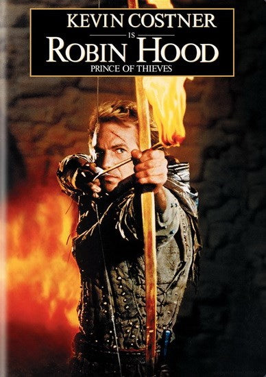 ROBIN HOOD PRINCE OF THIEVES FILM DVD