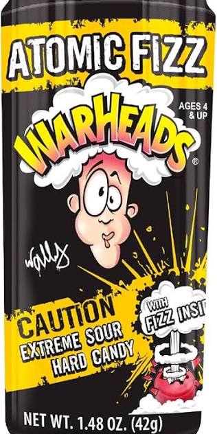 ATOMIC FIZZ WARHEADS EXTREME SOUR 42G