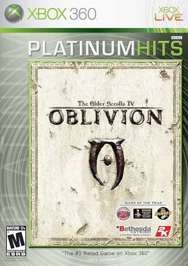 THE ELDER OF SCROLLS IV OBLIVION PLATINUM HITS XBOX 360