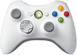 MANETTE BLANCHE XBOX 360 MANETTES