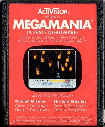 MEGAMANIA  ATARI 2600