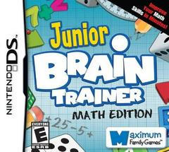 JUNIOR BRAIN TRAINER MATH NINTENDO DS