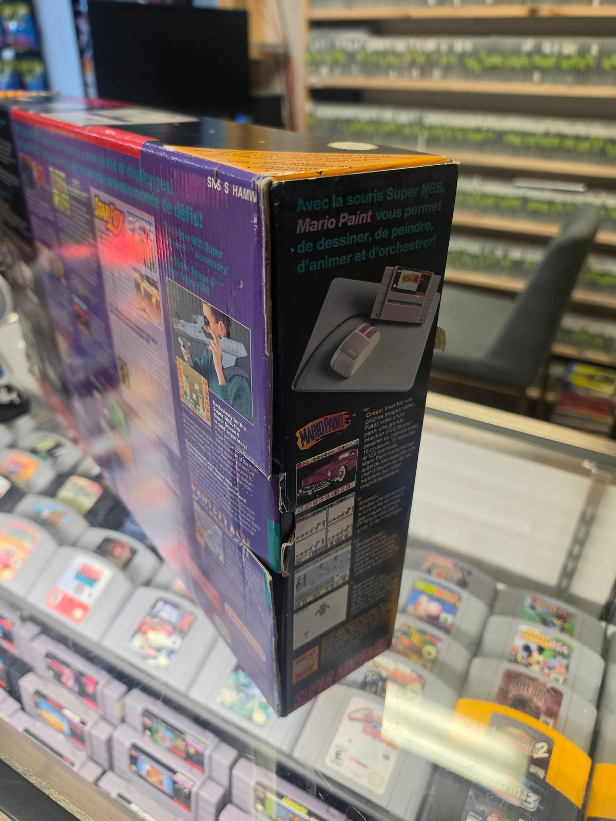 CONSOLES SUPER NINTENDO SUPERMARIO WORLD SET SNES CONSOLE CIB + JEU TESTÉ & FONCTIONNEL