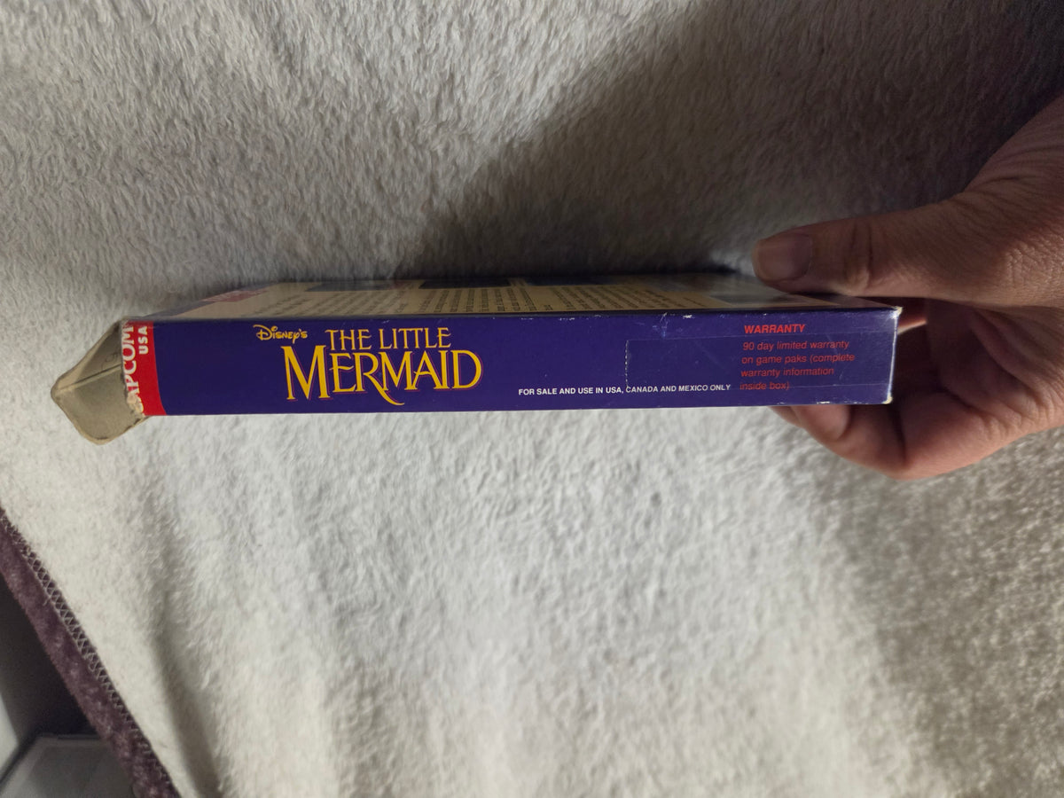 DISNEY'S THE LITTLE MERMAID NINTENDO NES BOÎTE SEULEMENT
