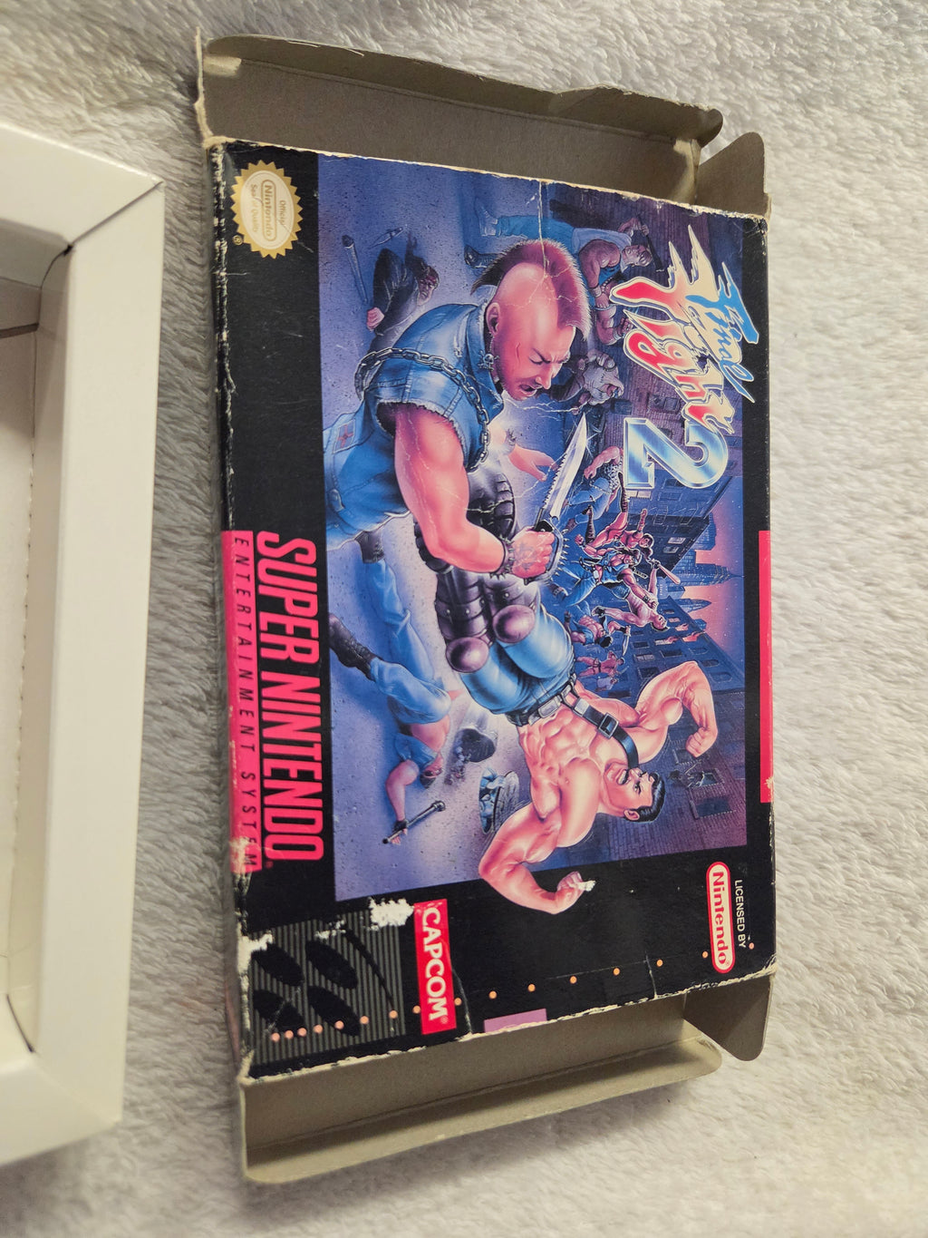 FINAL FIGHT 2 NINTENDO SNES BOX ONLY