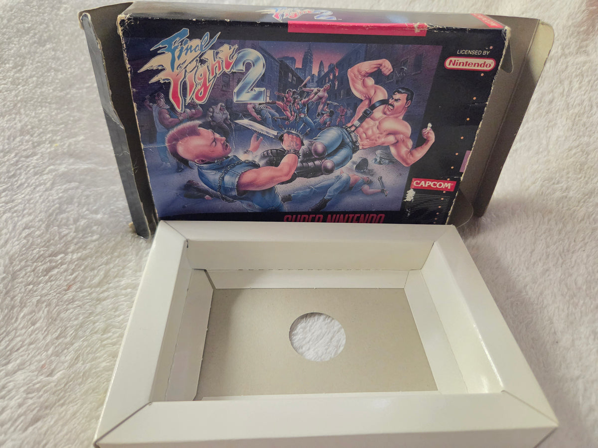 FINAL FIGHT 2 NINTENDO SNES BOX ONLY