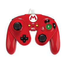 MANETTES WIRED FIGHT PAD  NINTENDO WII ORIGINAL