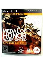 MEDAL OF HONOR WARFIGHTER LIMITED EDITION PS3