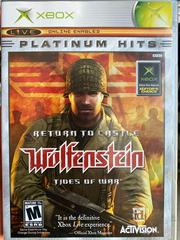 RETURN TO CASTLE WOLFENSTEIN TIDES OF WAR  PLATINUM HITS XBOX ORIGINAL