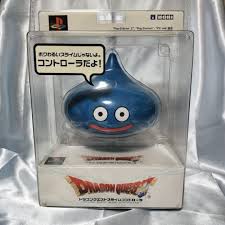 DRAGON QUEST SLIME BLUE PS2 CONTROLLER FROM JAPAN