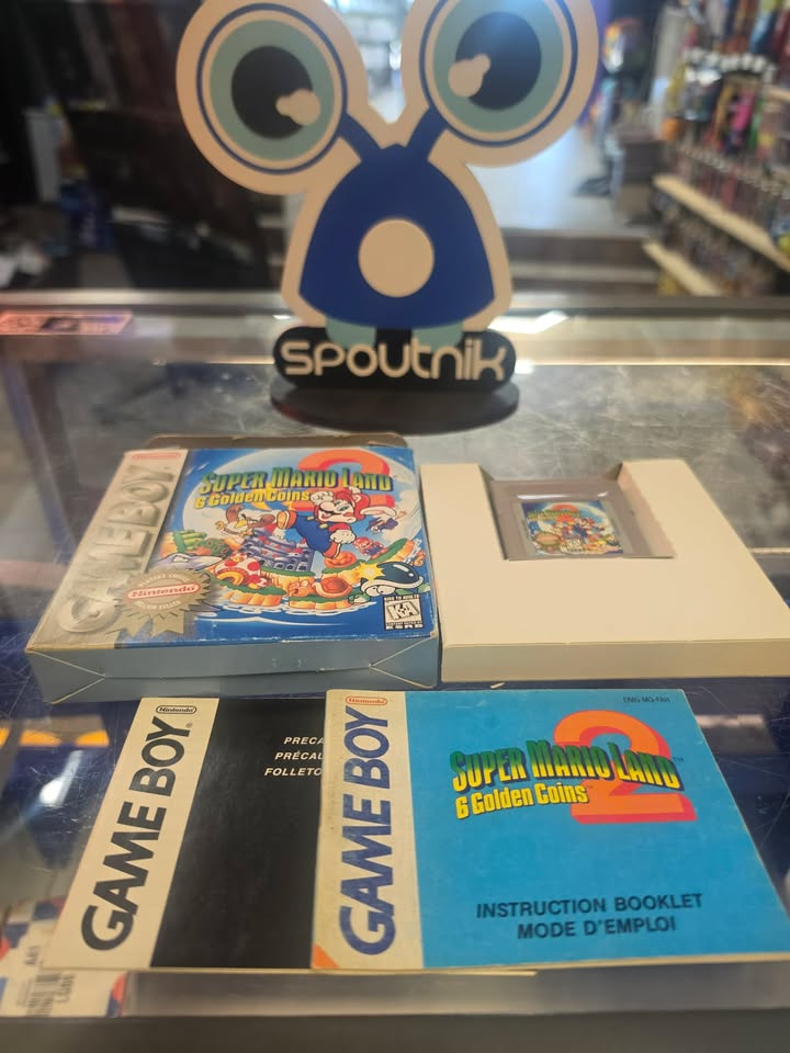 SUPER MARIO LAND 2 6 GOLDEN COINS GAME BOY CIB