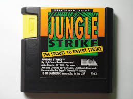 JUNGLE STRIKE THE SEQUEL TO DESERT STRIKE SEGA GENESIS