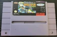 SUPER BASEBALL SIMULATOR 1000 NINTENDO SNES