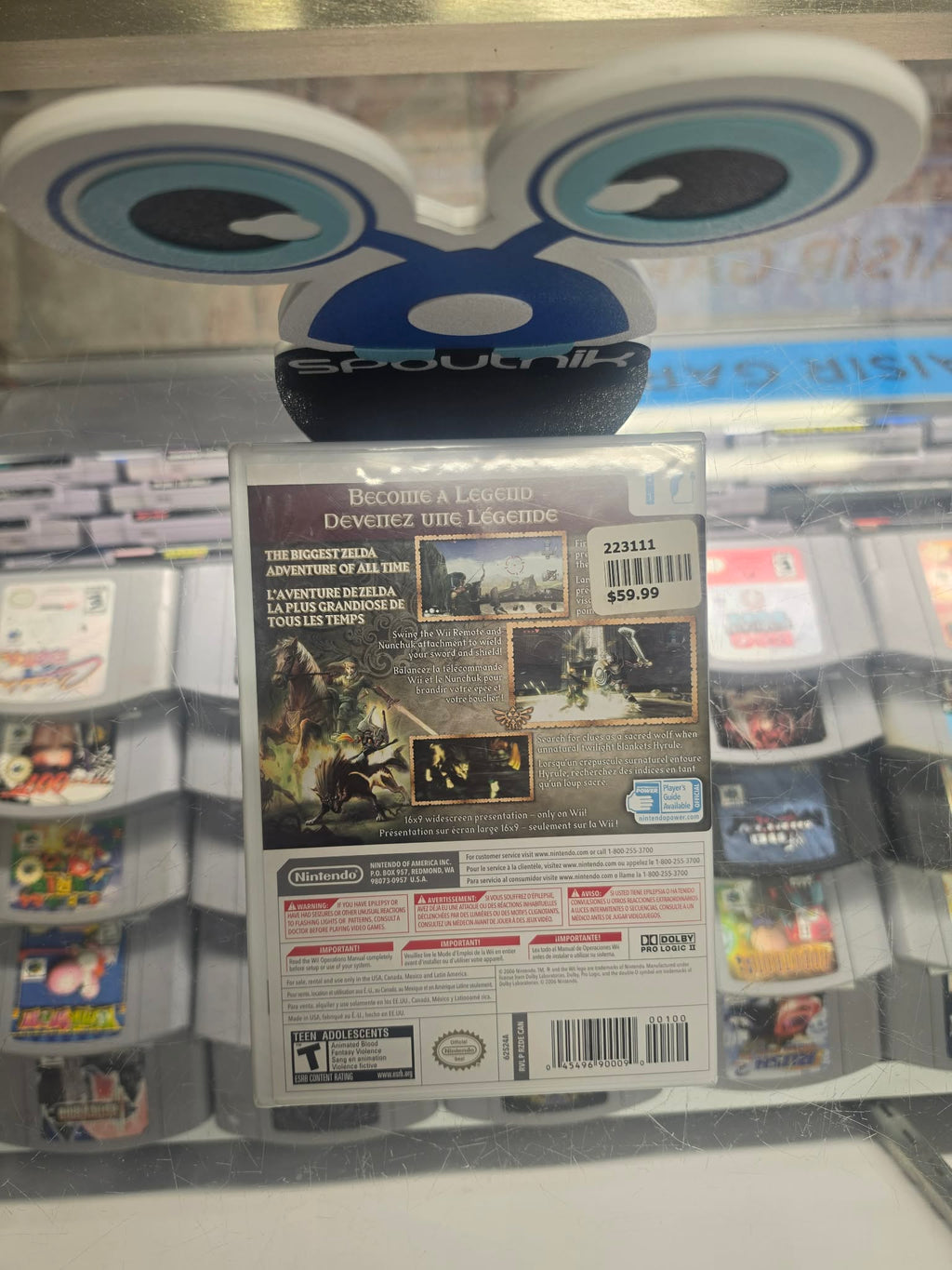 THE LEGEND OF ZELDA TWILIGHT PRINCESS NINTENDO WII ORIGINAL SCELLÉ CIB