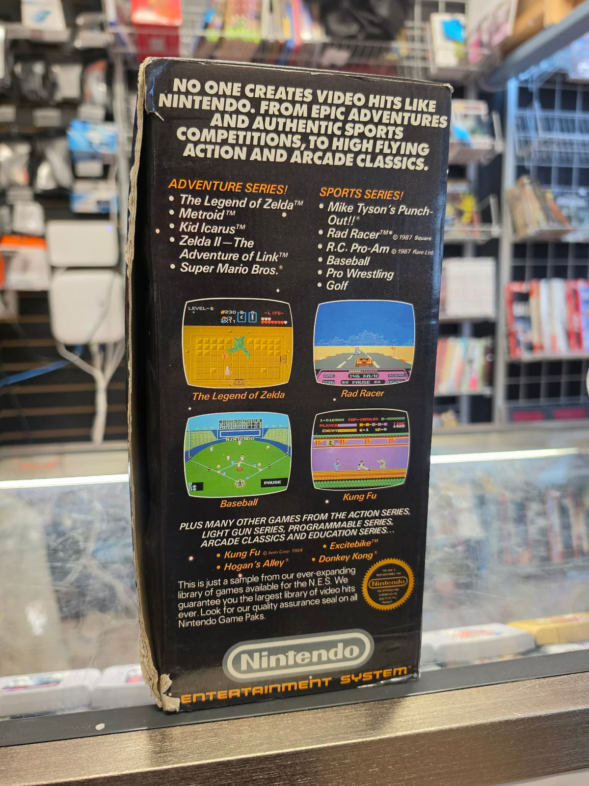CONSOLES NINTENDO NES ACTION SET SYSTEM CONSOLE CIB