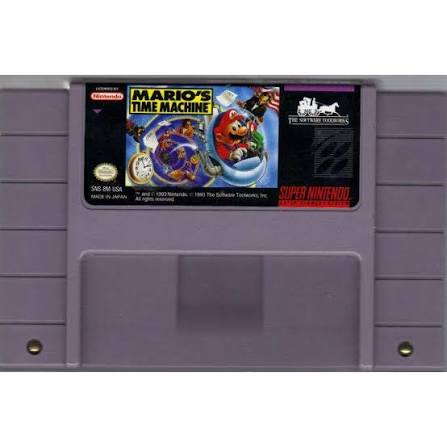 MARIO TIME MACHINE NINTENDO SNES