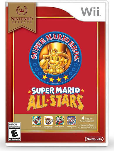 SUPER MARIO ALL STARS NINTENDO SELECTS NINTENDO WII ORIGINAL