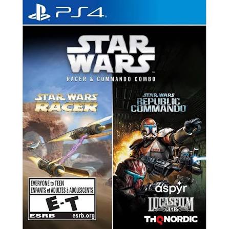 STAR WARS RACER & COMMANDO COMBO PS4