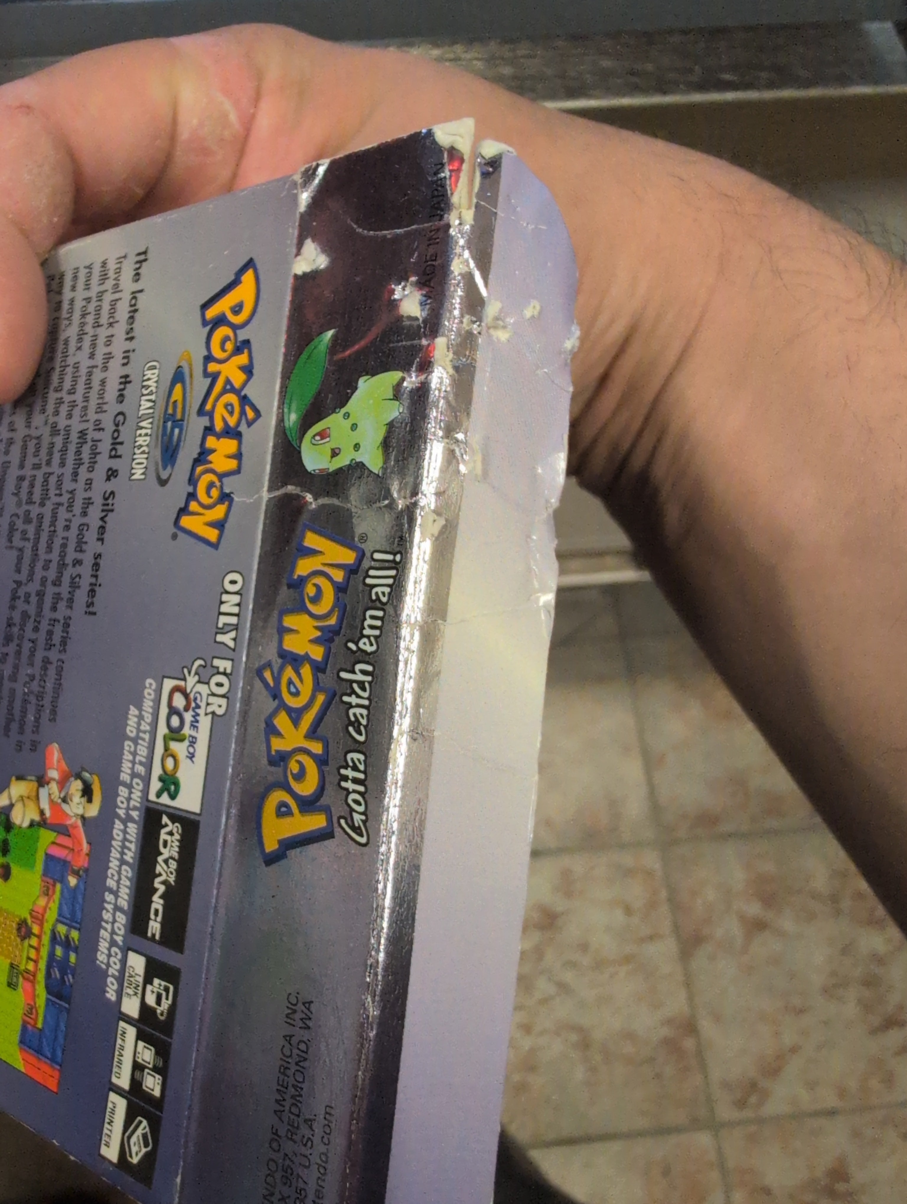 POKEMON CRYSTAL VERSION CIB GBC