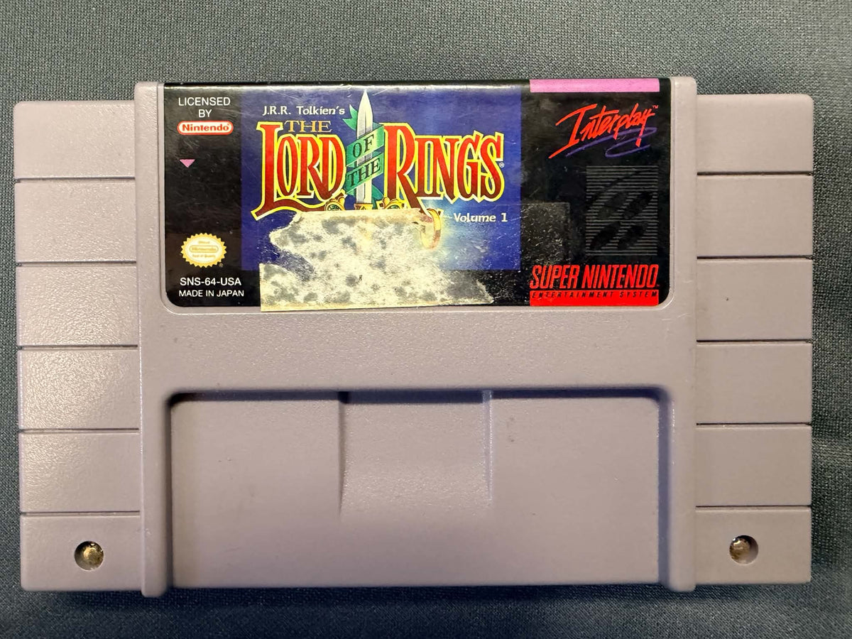 THE LORD OF THE RINGS VOLUME 1 NINTENDO SNES