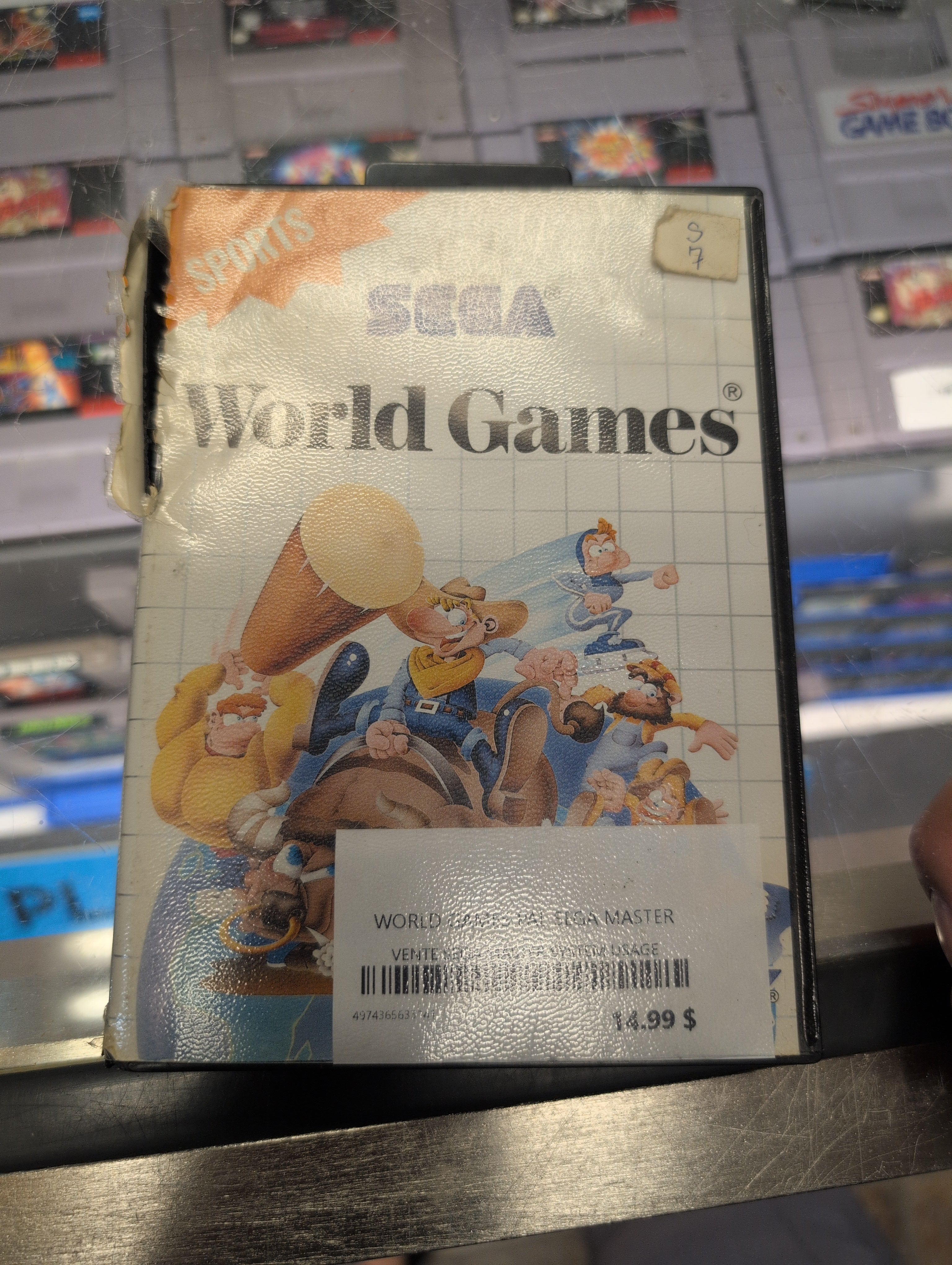 WORLD GAMES PAL SEGA MASTER SYSTEM
