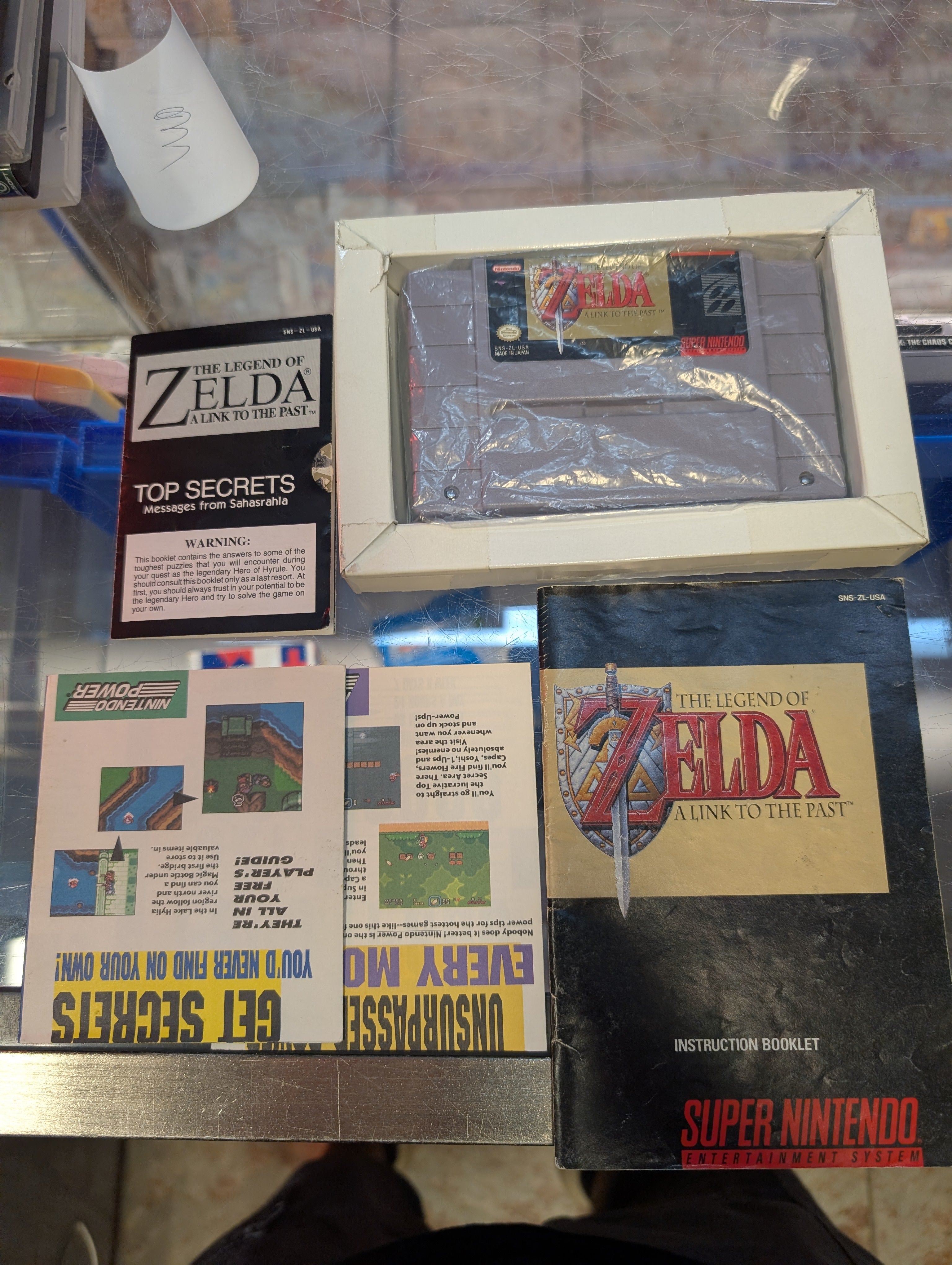 THE LEGEND OF ZELDA  A LINK TO THE PAST CIB NINTENDO SNES